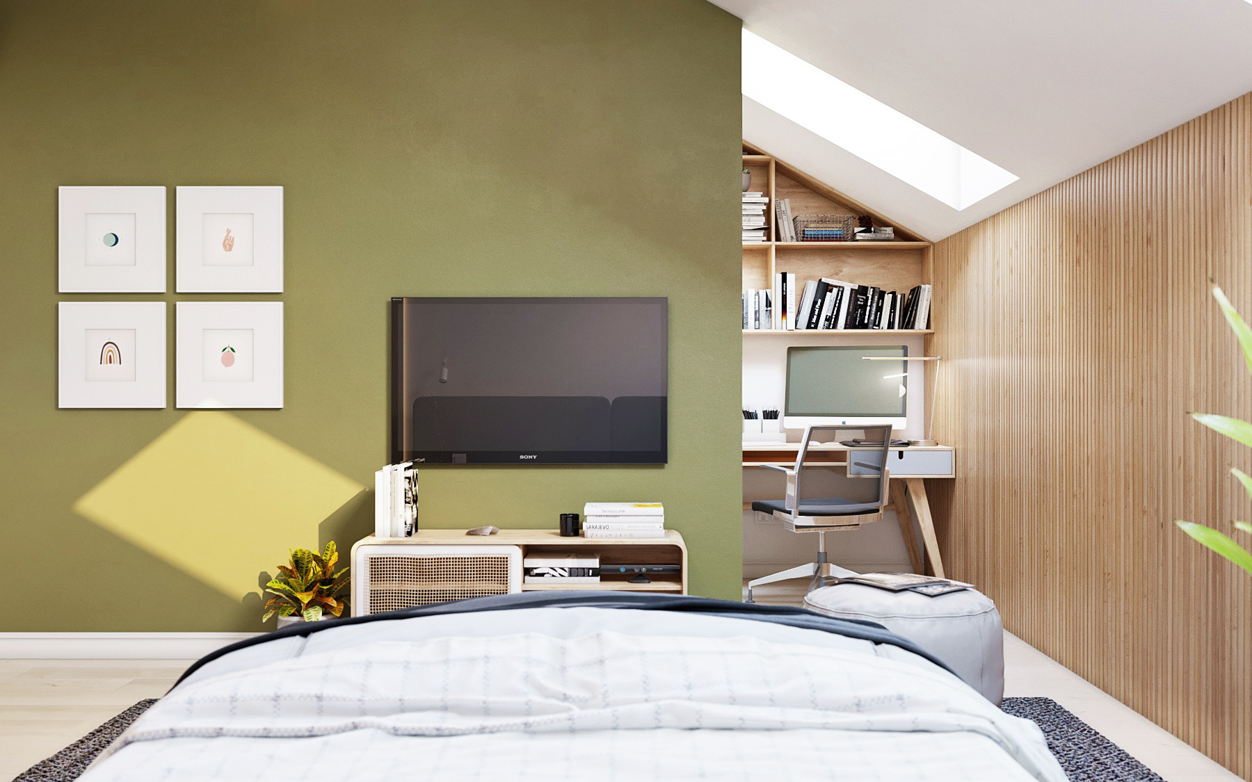 Modern White Bedroom Ideas